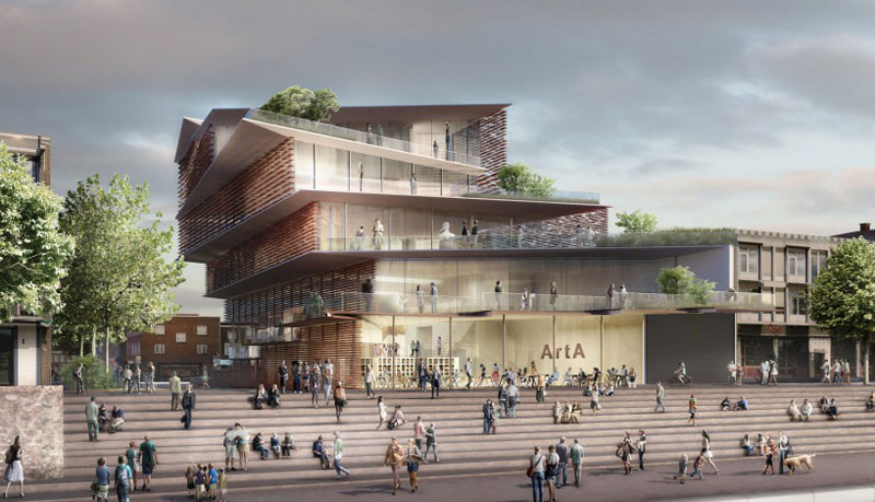 Arnhem ArtA Cultural Center – Kengo Kuma